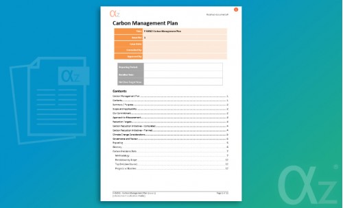 F-IMS62 Carbon Management Plan