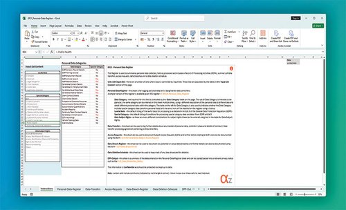 ER21 Personal Data Register