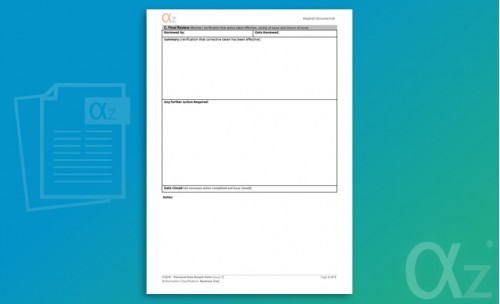 F-Q74 Data Breach Form