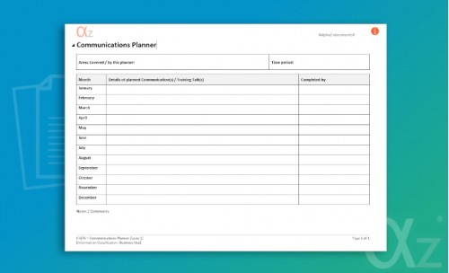 F-Q76 Communications Planner 