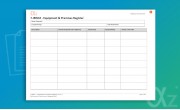 F-IMS32 Equipment Premises Register