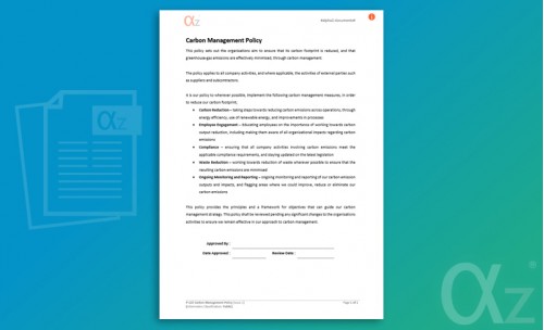 P-122 Carbon Management Policy