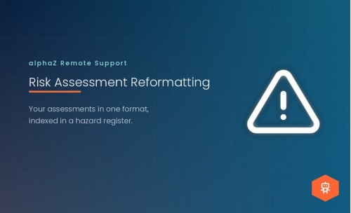 Risk Assessment Reformatting and Hazard Register