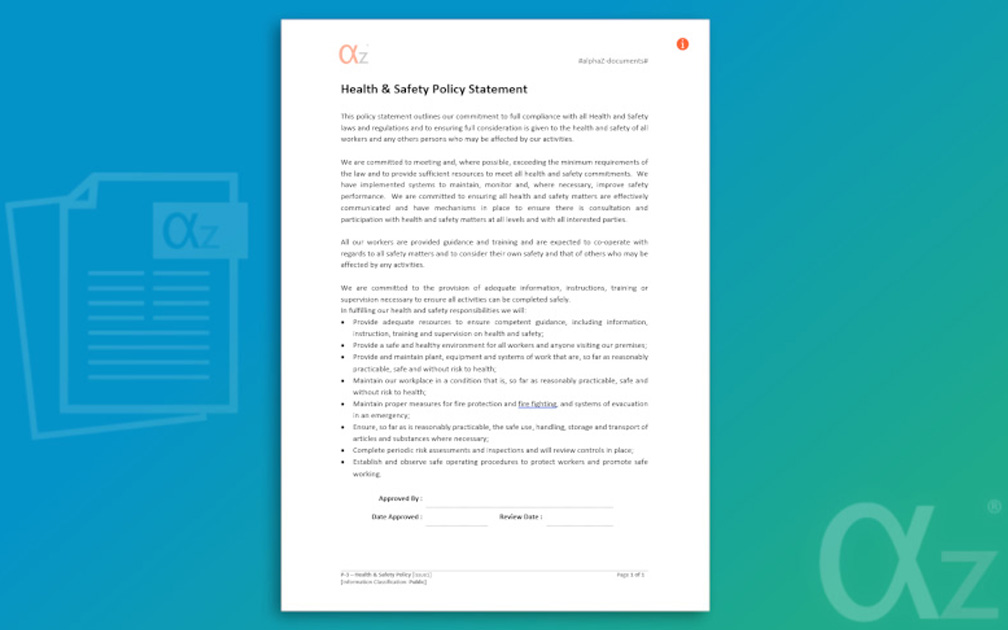 Health and Safety Policy