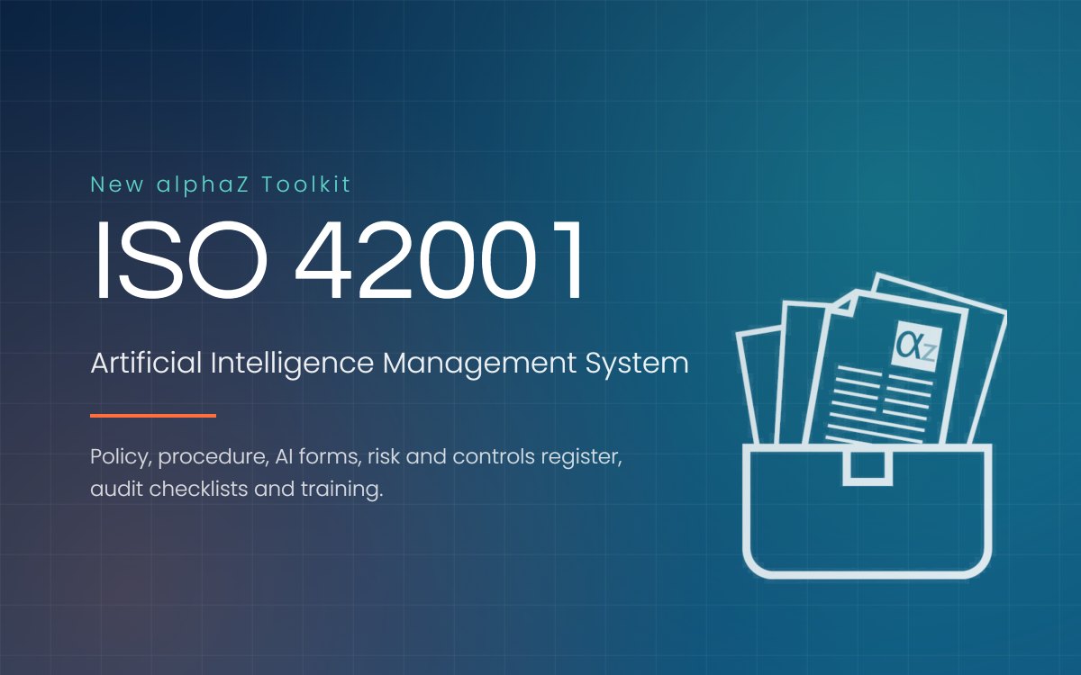 New ISO 42001 Toolkit Now Available